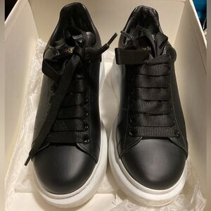 Alexander McQueen Black and White Sneakers